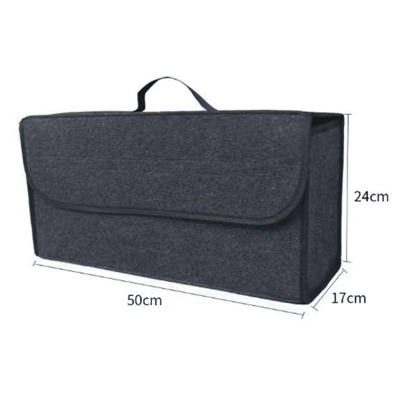 Car Trunk Storage Box 1-Pack: Foldable bag with compartments & handle, for SUVs/sedans/trucks, durable fabric
Car Trunk Storage Box 1-Pack: Foldable bag with compartments & handle, for SUVs/sedans/trucks, durable fabric