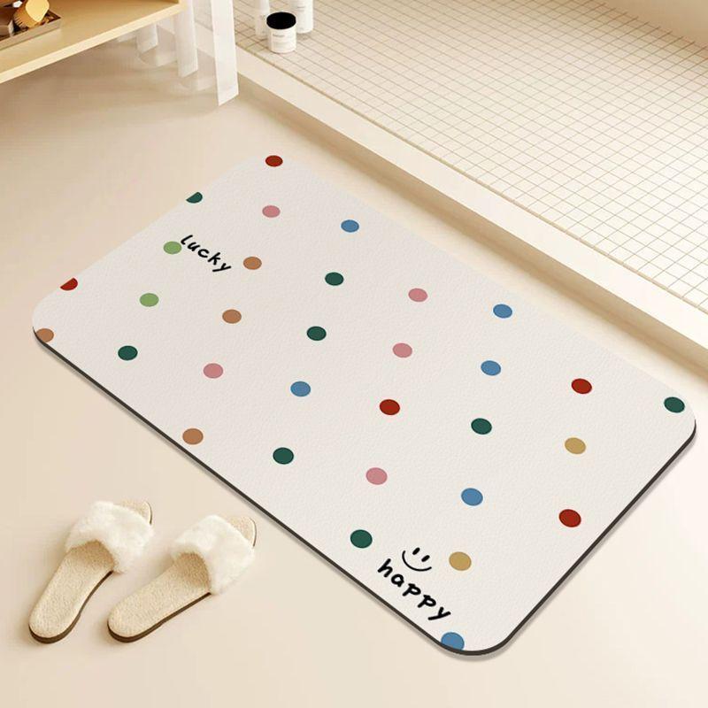 Cream wind bathroom floor mat, real diatom mud absorbent mat, quick-drying toilet door carpet, toilet non-slip foot mat 40X60cm 15.7X23.6in
Cream wind bathroom floor mat, real diatom mud absorbent mat, quick-drying toilet door carpet, toilet non-slip foot mat 40X60cm 15.7X23.6in