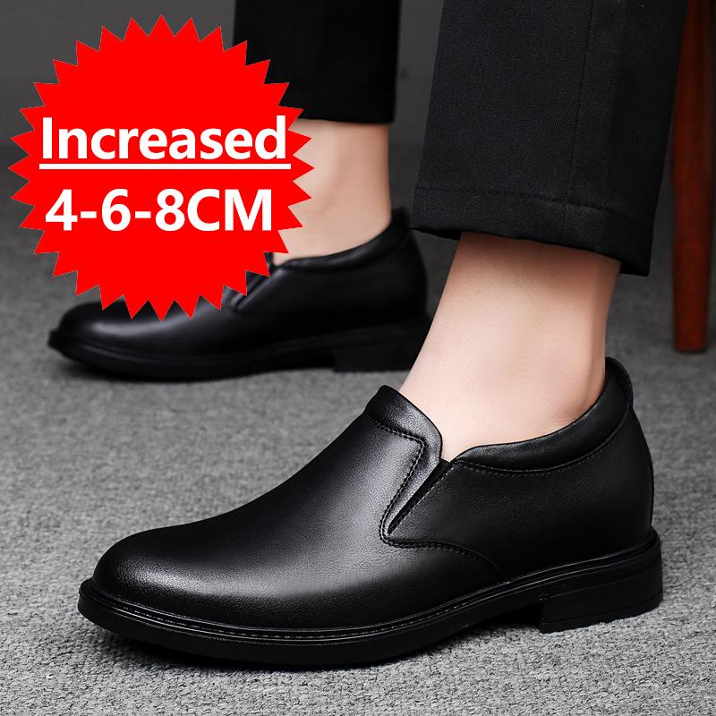 Men Leather Shoes Business Dress Shoes Slip On Invisible Inner Height Increasing Men s Shoes 6/8 CM Wedding Shoes Big Size 36-47 47 чорний
Men Leather Shoes Business Dress Shoes Slip On Invisible Inner Height Increasing Men s Shoes 6/8 CM Wedding Shoes Big Size 36-47 47 чорний
