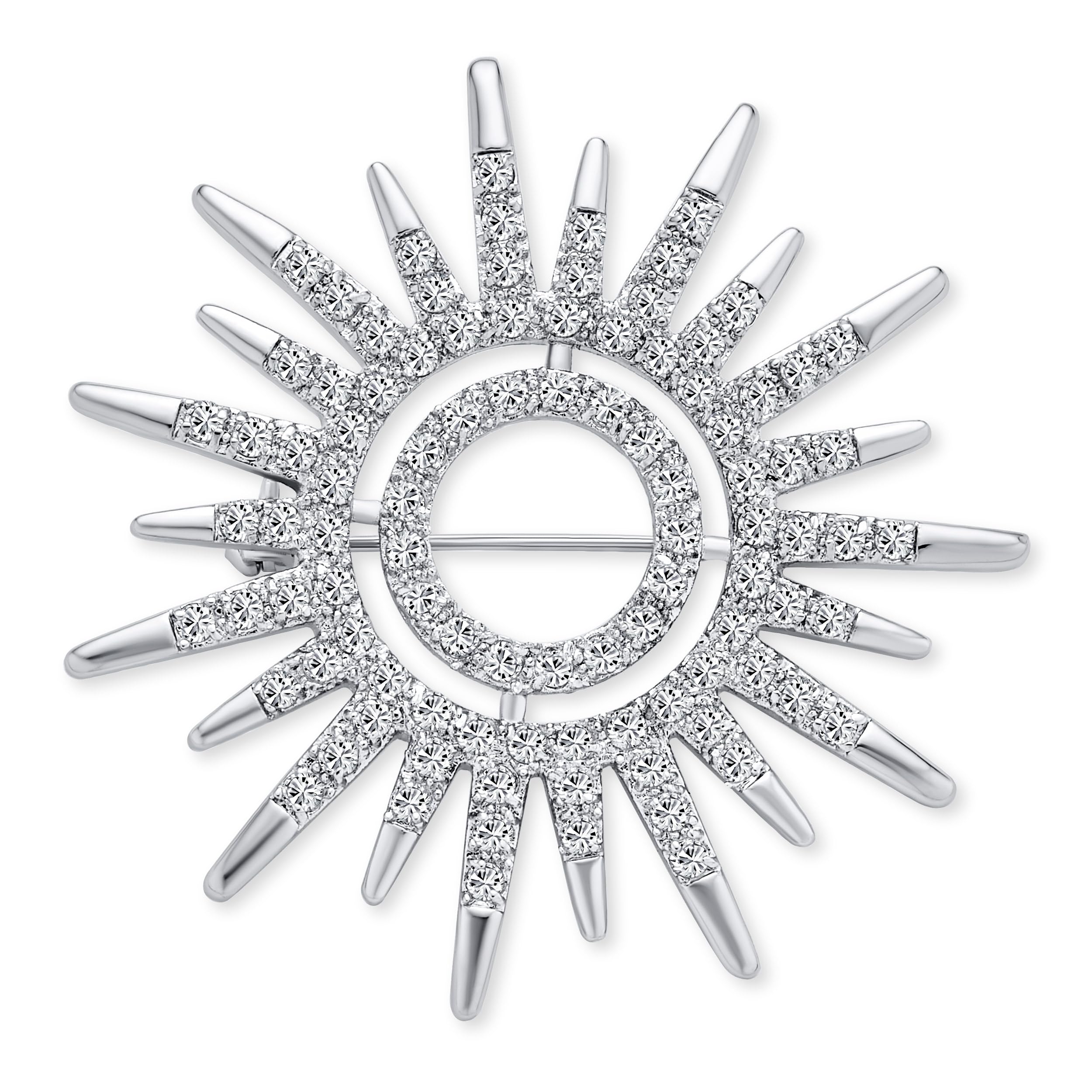 Брошка Summer Fiery Sunshine Micro Pave CZ Starburst Celestial Sunburst Sun для жінок із посрібленої латуні
Брошка Summer Fiery Sunshine Micro Pave CZ Starburst Celestial Sunburst Sun для жінок із посрібленої латуні