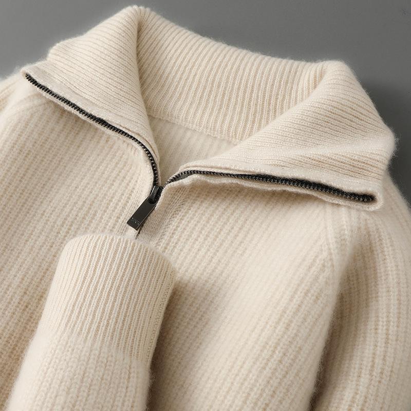 Men s High Neck Wool Cardigan: Thick Jacquard Knit Zipper Sweater for Autumn/Winter. S бежевий
Men s High Neck Wool Cardigan: Thick Jacquard Knit Zipper Sweater for Autumn/Winter. S бежевий