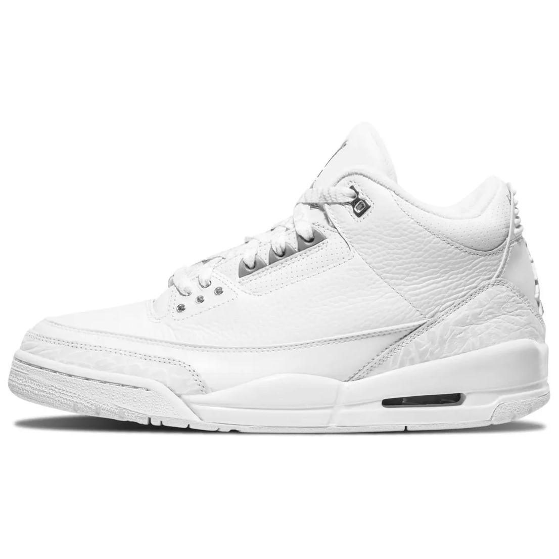 Кроссовки унисекс Air Jordan 3 Retro Pure Money 2025 Белые Металлик-серебристый CT8532-111 42.5
Кроссовки унисекс Air Jordan 3 Retro Pure Money 2025 Белые Металлик-серебристый CT8532-111 42.5