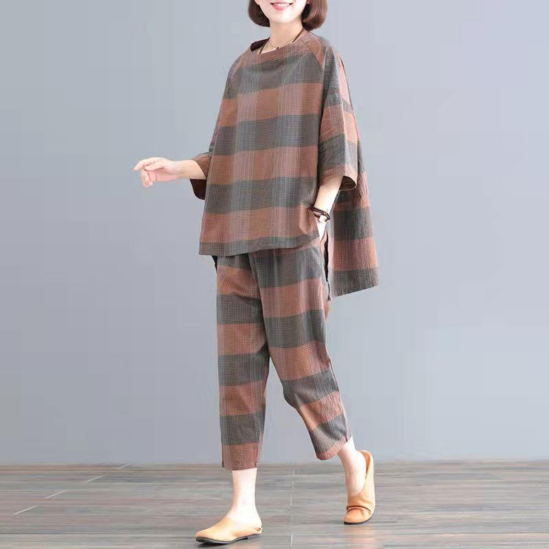 DIMANAF Plus Size 2023 Толстовка с капюшоном из двух частей Брюки Костюмы Женщины Винтажный Элегантный Полосатый Принт Короткие Рукава Свободная Повседневная Мягкая Одежда Оверсайз
DIMANAF Plus Size 2023 Толстовка с капюшоном из двух частей Брюки Костюмы Женщины Винтажный Элегантный Полосатый Принт Короткие Рукава Свободная Повседневная Мягкая Одежда Оверсайз
