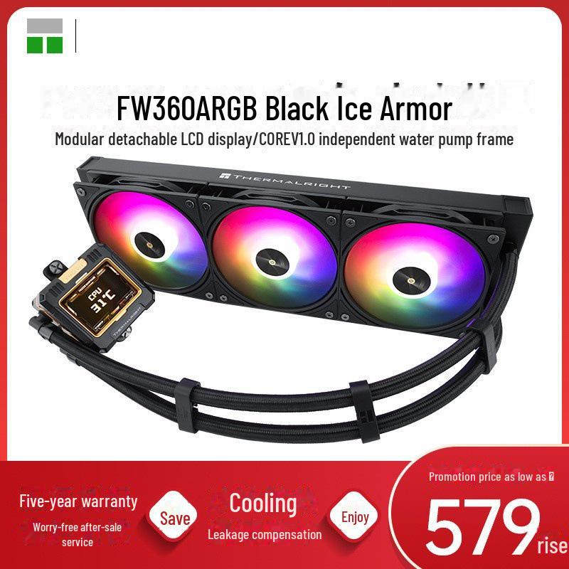 Limin FROZEN WARFRAME 360 Чорний Лід ARGB РК-дисплей Водяне Охолодження LGA1851
Limin FROZEN WARFRAME 360 Чорний Лід ARGB РК-дисплей Водяне Охолодження LGA1851