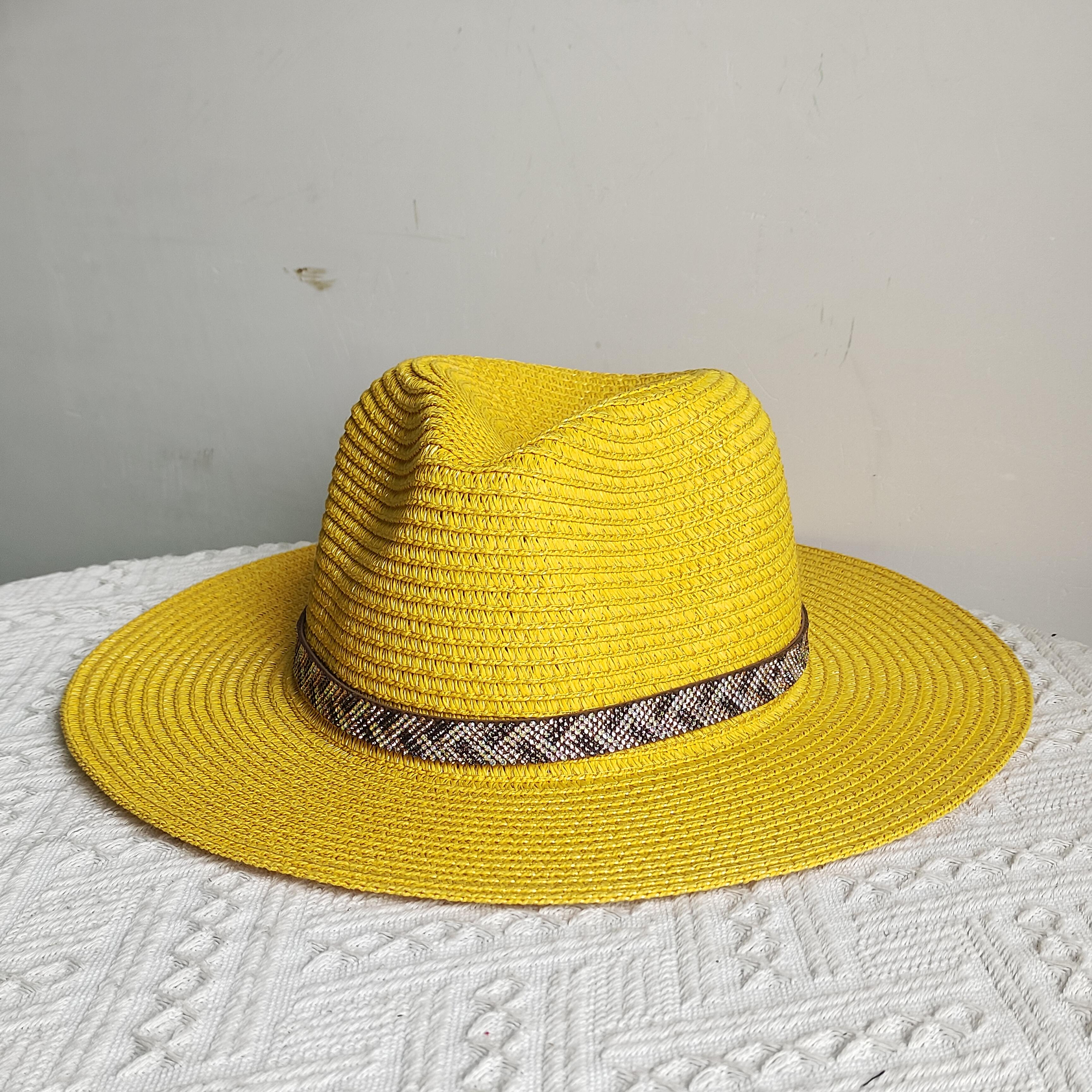 Bohemia Raffia hat Straw Hats for women French Elegant Unique Casual Beach Travel Sunshade Sun Hat Jazz Hats men Panama
Bohemia Raffia hat Straw Hats for women French Elegant Unique Casual Beach Travel Sunshade Sun Hat Jazz Hats men Panama