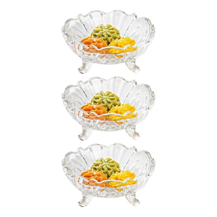 Practical Clear Glass Bowl For Displaying Sweets And Candy Serving Plate with Legs For Fruits Snacks And Dessert
Practical Clear Glass Bowl For Displaying Sweets And Candy Serving Plate with Legs For Fruits Snacks And Dessert