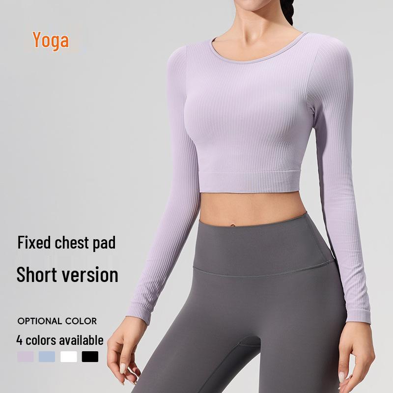 European & American Style Women s Long Sleeve Slim Fit Sports Top with Built-in Chest Pad Medium світло-синій колір
European & American Style Women s Long Sleeve Slim Fit Sports Top with Built-in Chest Pad Medium світло-синій колір