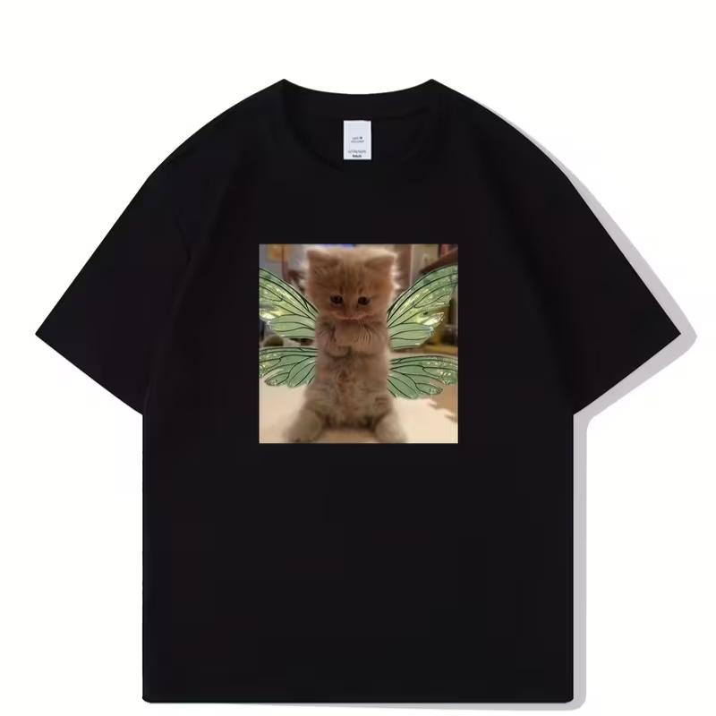 Cat Fairy Graphics Tshirt Ladys Tshirt Creative Pattern Roundneck TshirtSummer Trendy Short SleeveCasual Daily Style Top 4XL
Cat Fairy Graphics Tshirt Ladys Tshirt Creative Pattern Roundneck TshirtSummer Trendy Short SleeveCasual Daily Style Top 4XL