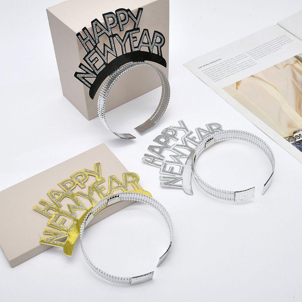 4PCS Sequin 2025 New Year Hairband Gold Silver Party Photo Props Happy New Year Headband Party Gift срібний
4PCS Sequin 2025 New Year Hairband Gold Silver Party Photo Props Happy New Year Headband Party Gift срібний