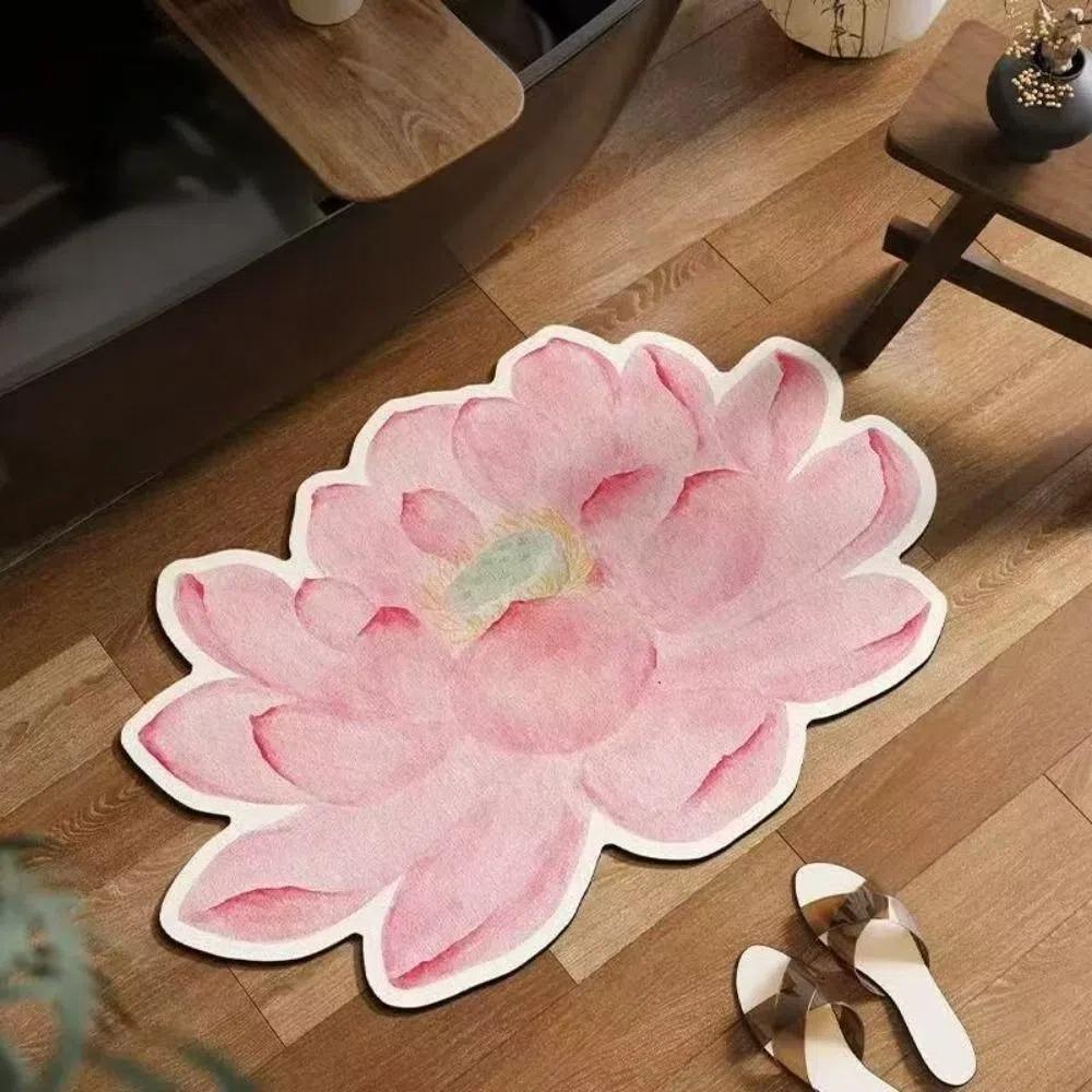 Special-Shaped Lotus Floor Mat Pastoral Blanket New Flower Carpet Cloakroom A
Special-Shaped Lotus Floor Mat Pastoral Blanket New Flower Carpet Cloakroom A