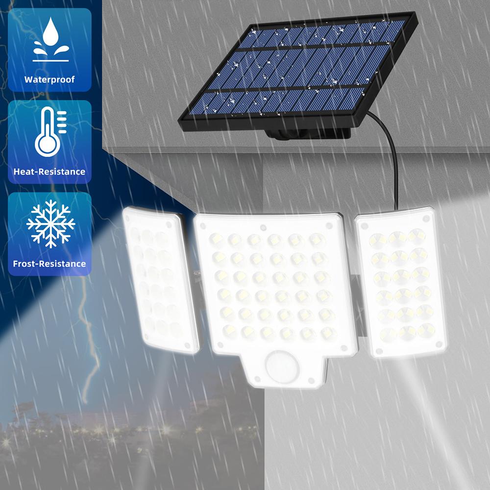TG-TY01038 216 LED 3-Head Solar Powered Wall Light with Remote Control Waterproof Garden Lamp,Large Panel A
TG-TY01038 216 LED 3-Head Solar Powered Wall Light with Remote Control Waterproof Garden Lamp,Large Panel A
