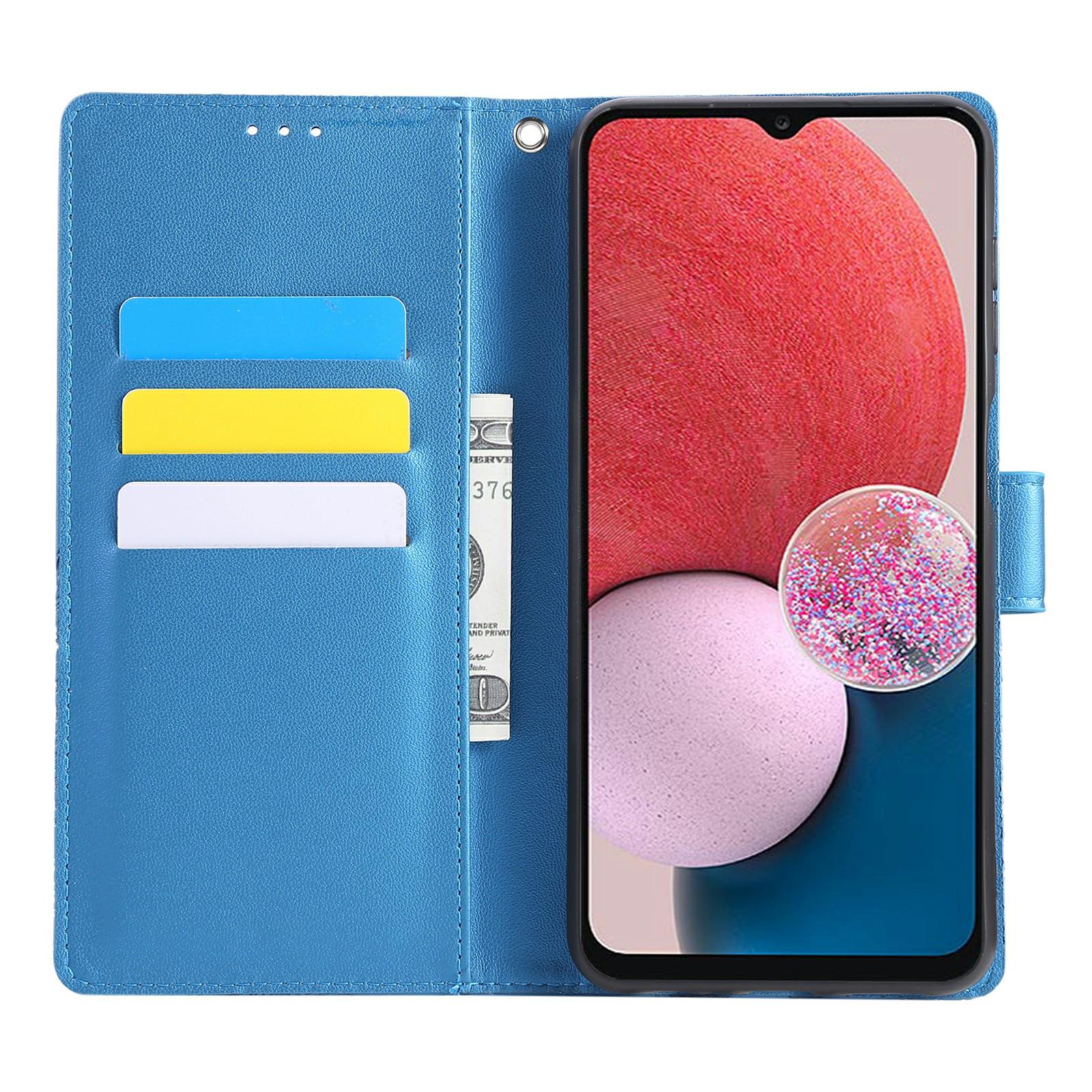 For Samsung Galaxy A13 4G/5G Case Rose Flower PU Leather Wallet Phone Cover with 3 Card Slots Dark Purple
For Samsung Galaxy A13 4G/5G Case Rose Flower PU Leather Wallet Phone Cover with 3 Card Slots Dark Purple
