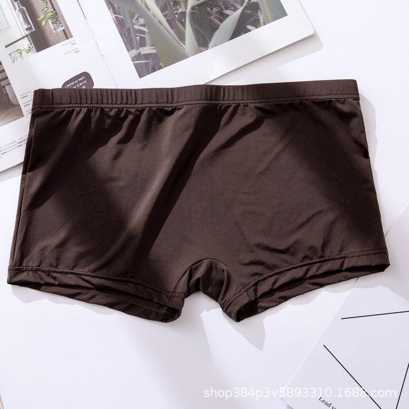 Чоловічі ультратонкі дихаючі труси-боксери Ice Silk з низькою талією XL кавовий
Чоловічі ультратонкі дихаючі труси-боксери Ice Silk з низькою талією XL кавовий