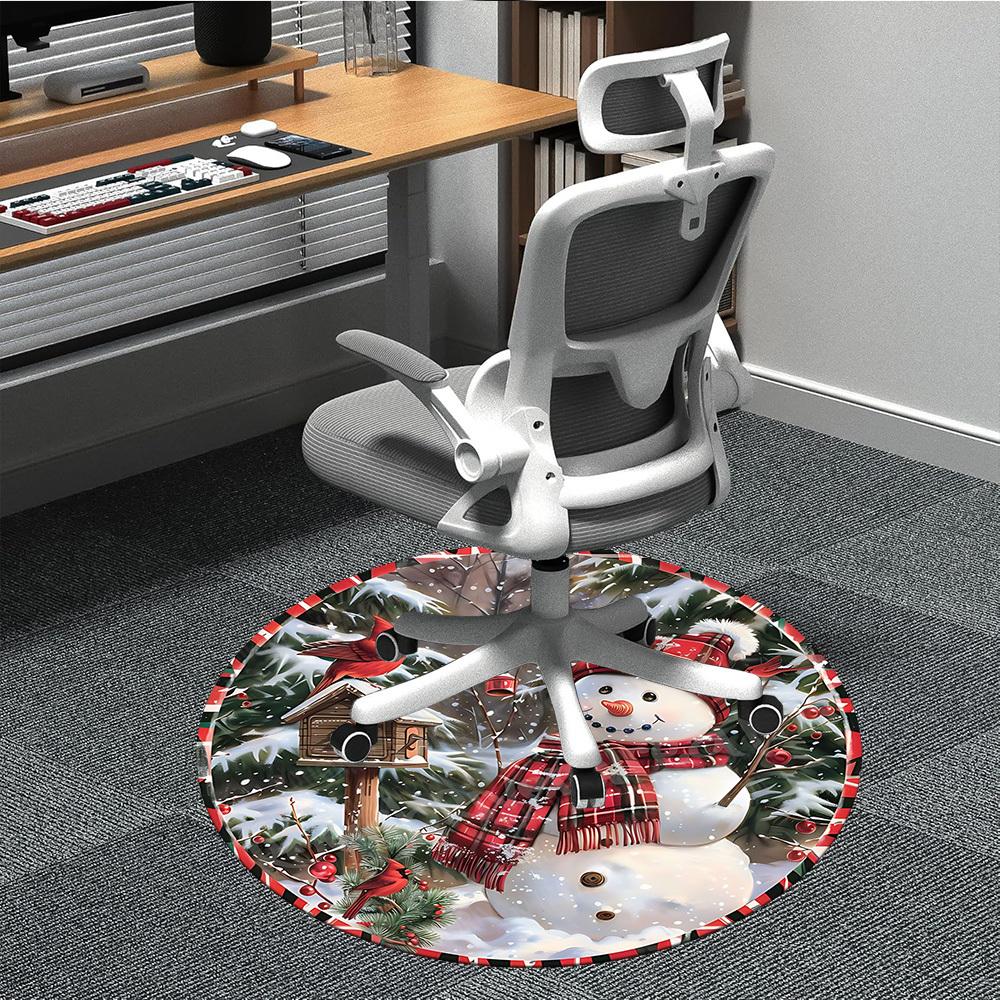 1pc Snowman Decorations Chair Carpet for Office, Soft Comfortable Mat For Office, Living Room, Bedroom, Machine Washable Carpet yy251112025 80cm by 80cm
1pc Snowman Decorations Chair Carpet for Office, Soft Comfortable Mat For Office, Living Room, Bedroom, Machine Washable Carpet yy251112025 80cm by 80cm