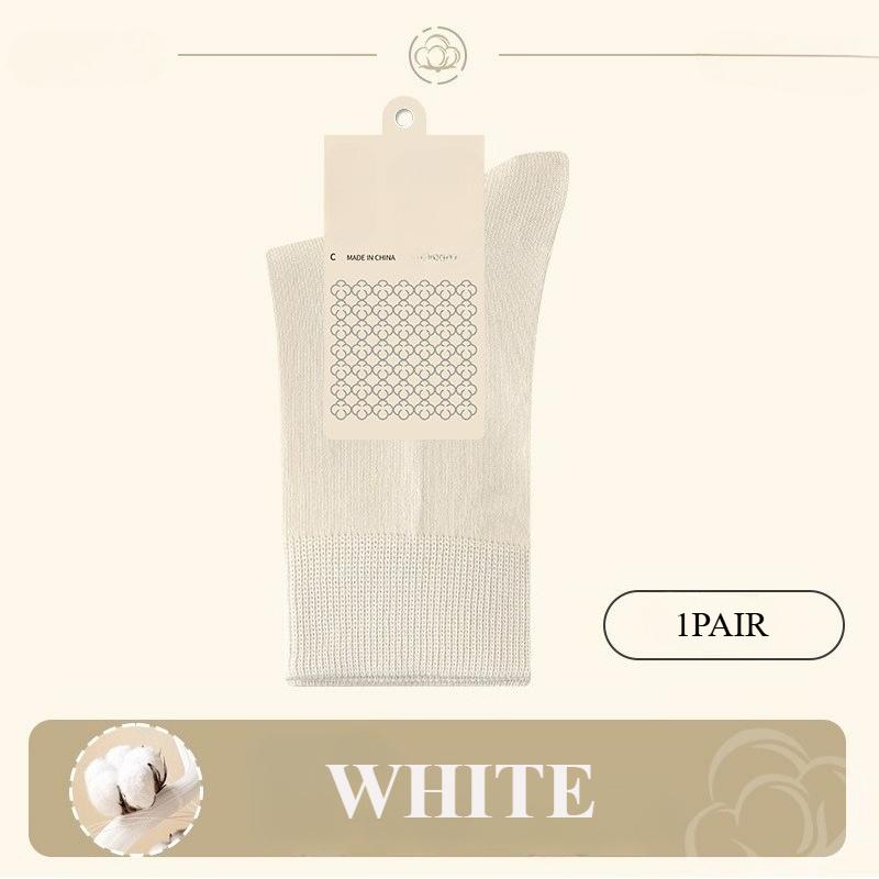 Хлопковые однотонные носки до середины икры Женские осенне-зимние носки Бесшовные носки до середины икры One size белый
Хлопковые однотонные носки до середины икры Женские осенне-зимние носки Бесшовные носки до середины икры One size белый