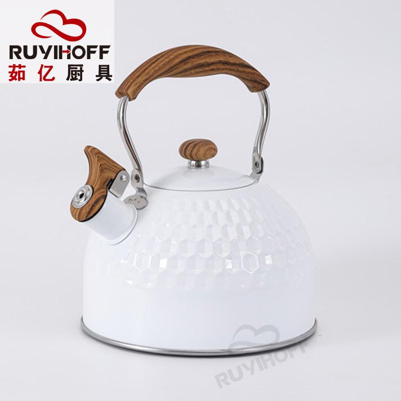 Stainless steel sound kettle tea coffee flute pot 2.5L kitchen utensils sound kettle 2.5l white hammer pattern
Stainless steel sound kettle tea coffee flute pot 2.5L kitchen utensils sound kettle 2.5l white hammer pattern