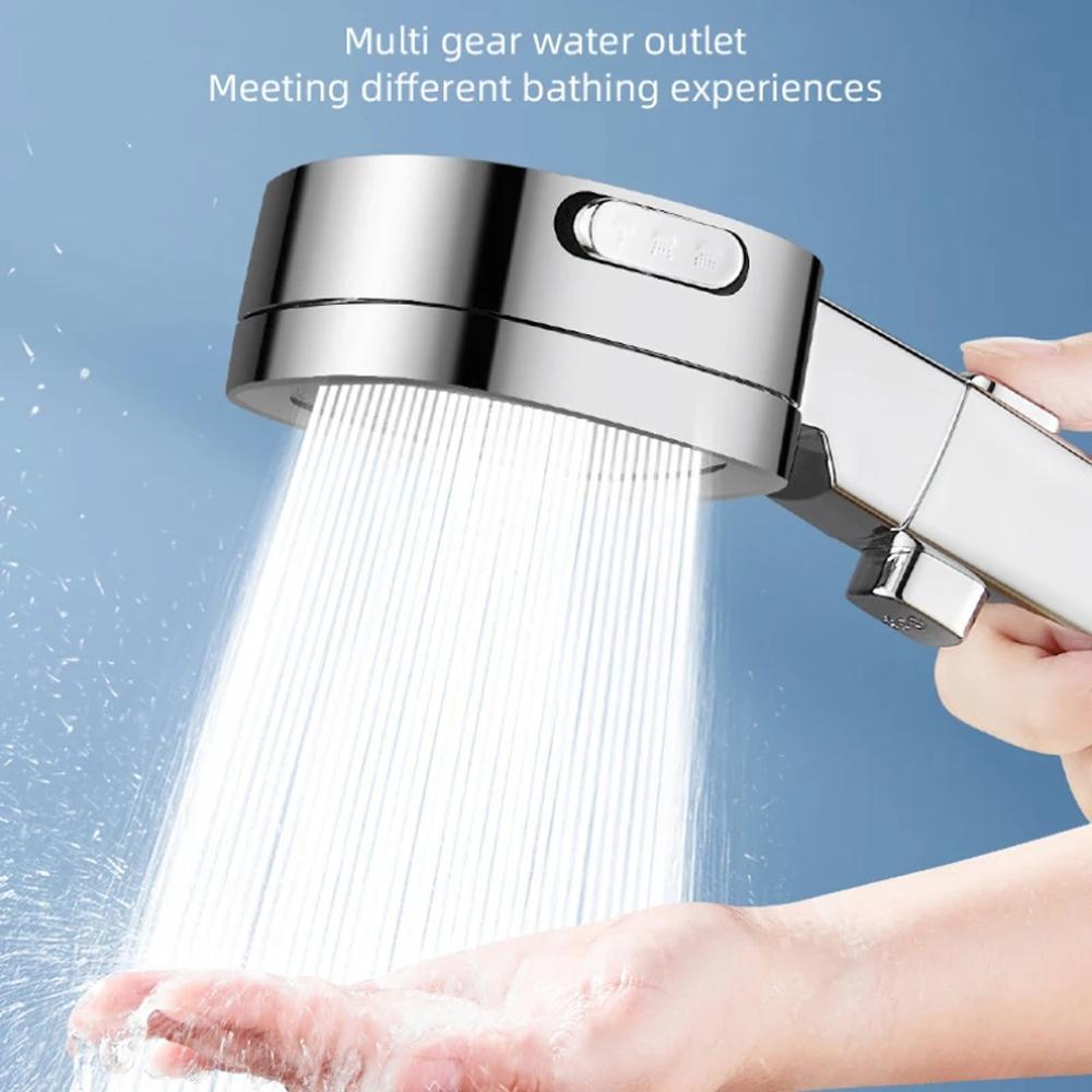 3 Modes Strong Pressurized Shower Head with Filter Large Flow High Pressure Handheld Shower Nozzle Household Shower Accessories
3 Modes Strong Pressurized Shower Head with Filter Large Flow High Pressure Handheld Shower Nozzle Household Shower Accessories