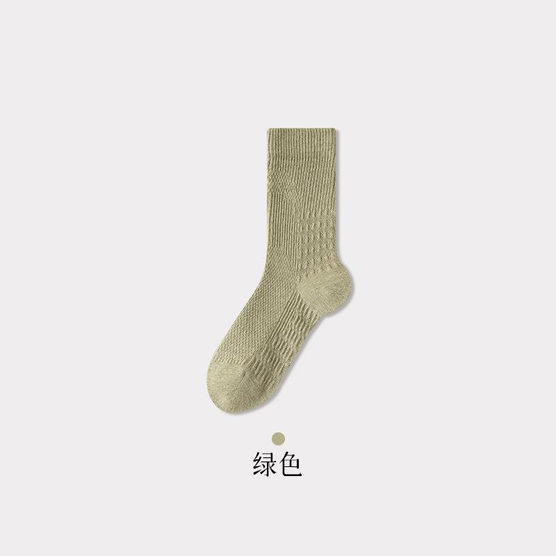 24 Autumn And Winter Micro-Pressure Women S Socks Integrated Boneless Cotton Sweat-Absorbing And Breathable Medium Tube Socks Solid Color Versatile One size fits all зелений
24 Autumn And Winter Micro-Pressure Women S Socks Integrated Boneless Cotton Sweat-Absorbing And Breathable Medium Tube Socks Solid Color Versatile One size fits all зелений