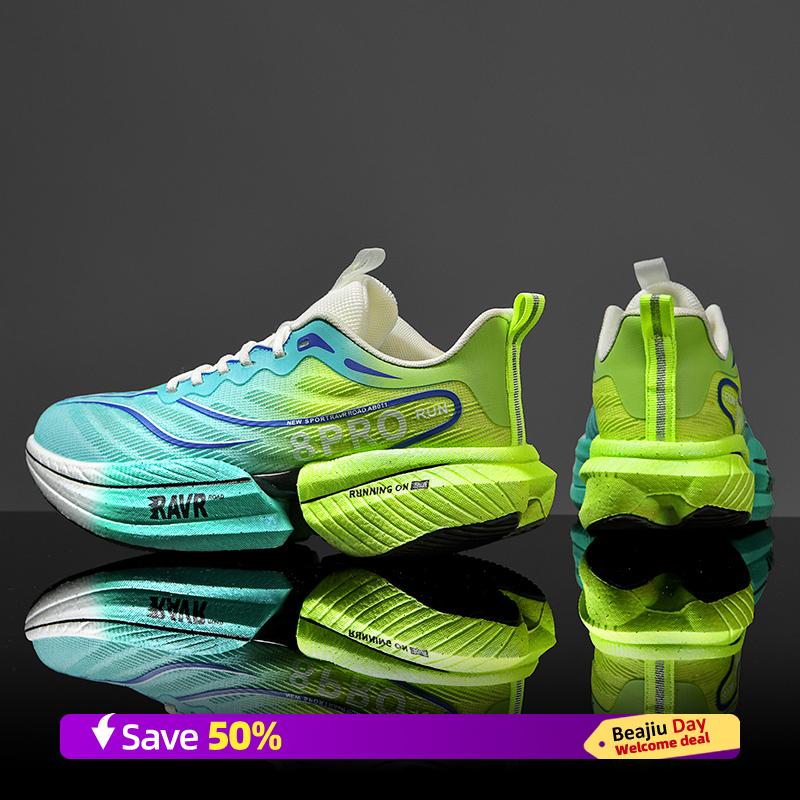 Marathon Carbon Plate Running Shoes Breathable Lightweight Men Women Athletic Nonskid Sneakers Track Field Sports 34 зелёный
Marathon Carbon Plate Running Shoes Breathable Lightweight Men Women Athletic Nonskid Sneakers Track Field Sports 34 зелёный