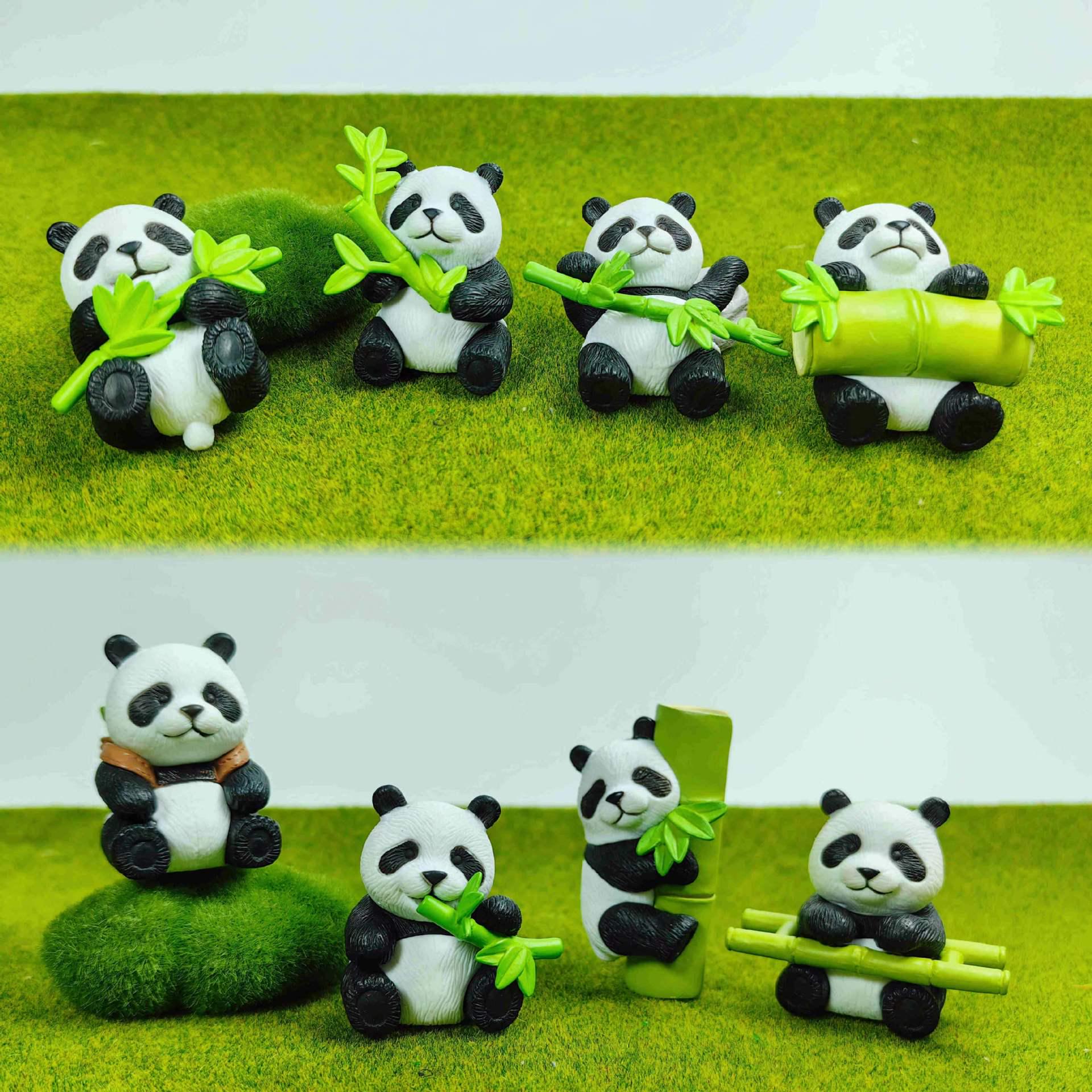 8 Bamboo Panda Styles: DIY Mini Ornaments for Desktop, Car, Keychain, Cake Decoration
8 Bamboo Panda Styles: DIY Mini Ornaments for Desktop, Car, Keychain, Cake Decoration
