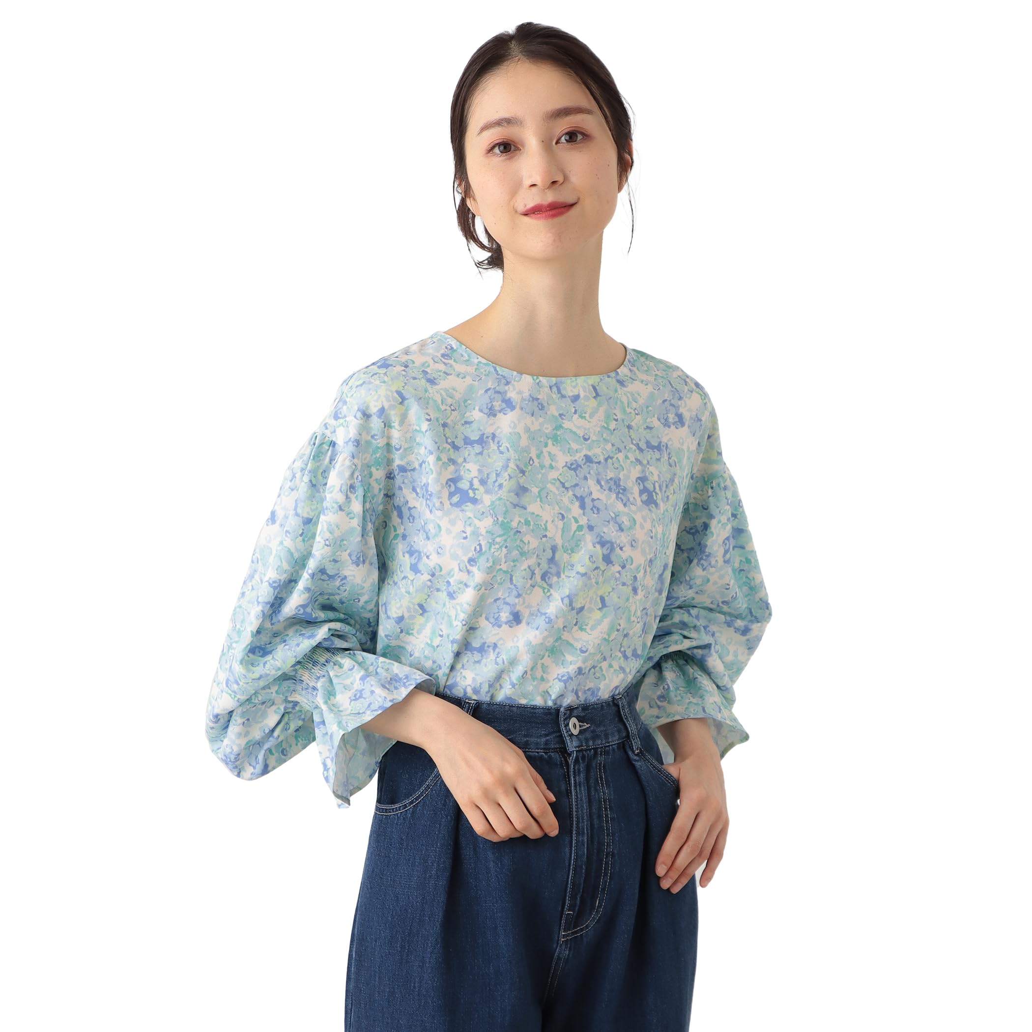 Afternoon Tea Living JB18 Art Print Blouse, Blue
Afternoon Tea Living JB18 Art Print Blouse, Blue