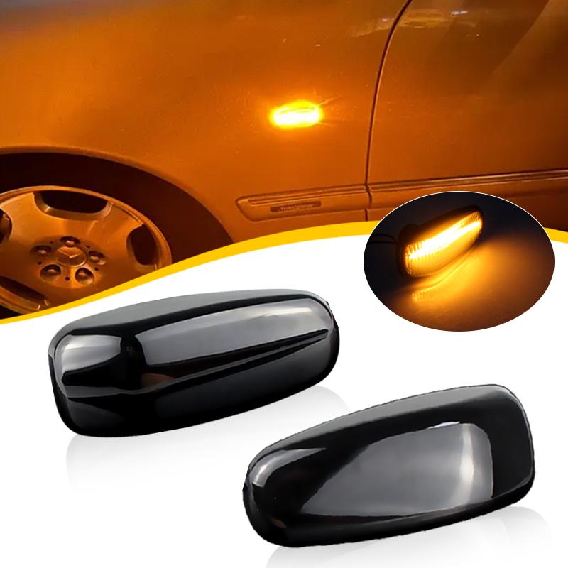 2PCS Front Fender Turn Signal Indicator Light LED Dynamic Side Marker Lamp For Mercedes-Benz CLK320 CLK430 CLK500 R129 R170 R171
2PCS Front Fender Turn Signal Indicator Light LED Dynamic Side Marker Lamp For Mercedes-Benz CLK320 CLK430 CLK500 R129 R170 R171