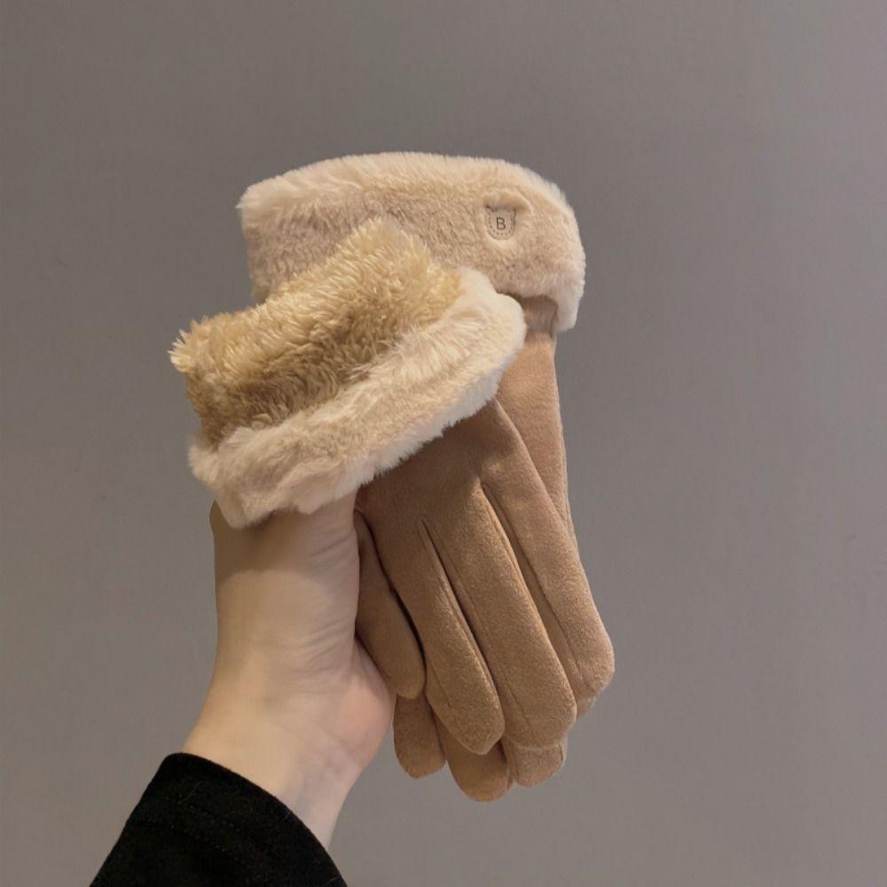 Thickening Split-finger Gloves Suede Winter Thermal Gloves New Warm Riding Gloves Women Style 2
Thickening Split-finger Gloves Suede Winter Thermal Gloves New Warm Riding Gloves Women Style 2