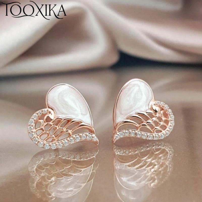 Tooxika Light Jewelry Love Peach Heart Маленькие свежие серьги Серьги с жемчугом и бриллиантами
Tooxika Light Jewelry Love Peach Heart Маленькие свежие серьги Серьги с жемчугом и бриллиантами