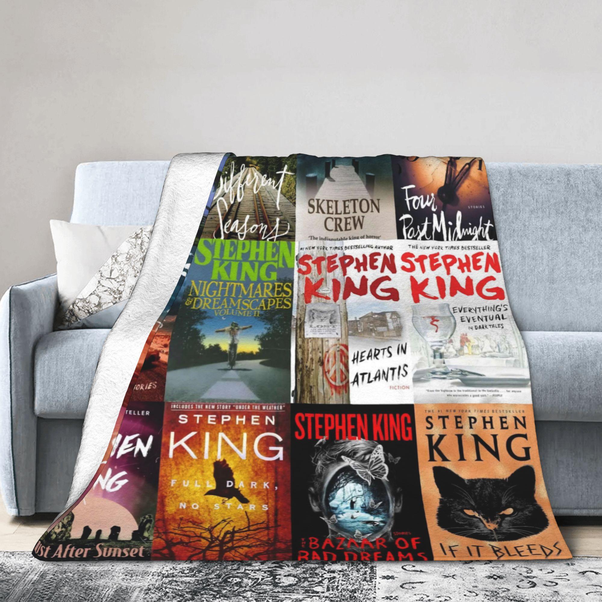 Collection of Stephens Kings Books Plush Blanket Girls Boys Flannel Bedding Throws For Couch Bed Warm Soft Quality Bedspread 75x90cm
Collection of Stephens Kings Books Plush Blanket Girls Boys Flannel Bedding Throws For Couch Bed Warm Soft Quality Bedspread 75x90cm