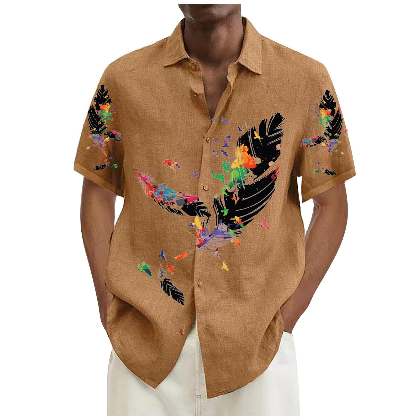 Гавайская рубашка для мужчин, мужские винтажные рубашки для боулинга на пуговицах, летняя пляжная рубашка с коротким рукавом XXXL жёлтый
Гавайская рубашка для мужчин, мужские винтажные рубашки для боулинга на пуговицах, летняя пляжная рубашка с коротким рукавом XXXL жёлтый