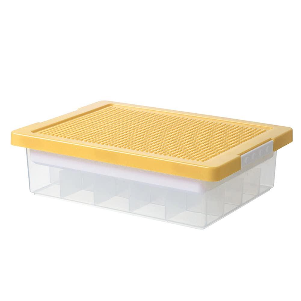 Suitcase Company Storage Box with 2 Toy Large Yellow Block/LEGO Lid, Tiers, Dividers, Stackable, Sorting, Organizing, Storage, Capacity, Plastic, GPT,
Suitcase Company Storage Box with 2 Toy Large Yellow Block/LEGO Lid, Tiers, Dividers, Stackable, Sorting, Organizing, Storage, Capacity, Plastic, GPT,