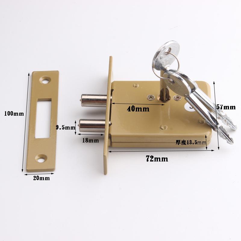B1045 B1046 Heavy Duty Double Bolt Deadbolt Lock with 4 Keys, for Security Door, Metal Gate, Warehouse, EU Standard
B1045 B1046 Heavy Duty Double Bolt Deadbolt Lock with 4 Keys, for Security Door, Metal Gate, Warehouse, EU Standard
