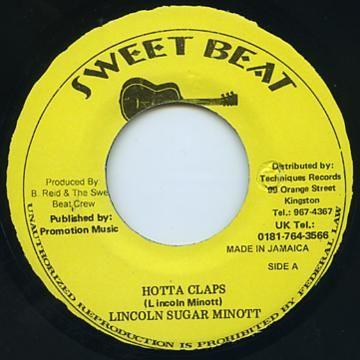 7inch Record SUGAR MINOTT Hotta Claps NONE Sweet Beat Jamaica Reggae Ska Dub Used
7inch Record SUGAR MINOTT Hotta Claps NONE Sweet Beat Jamaica Reggae Ska Dub Used