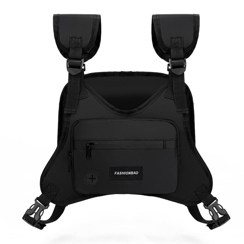 Chest Bag Waist Bag Hip Hop Streetwear Large Capacity Sports Casual Tactical Vest Bags for Men
Chest Bag Waist Bag Hip Hop Streetwear Large Capacity Sports Casual Tactical Vest Bags for Men