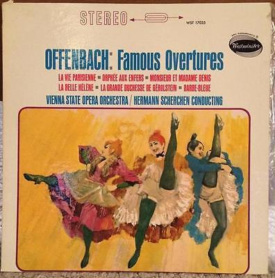 LP Record JACQUES OFFENBACH Famous Overtures WST17035 WESTMINSTER US Classical Used
LP Record JACQUES OFFENBACH Famous Overtures WST17035 WESTMINSTER US Classical Used