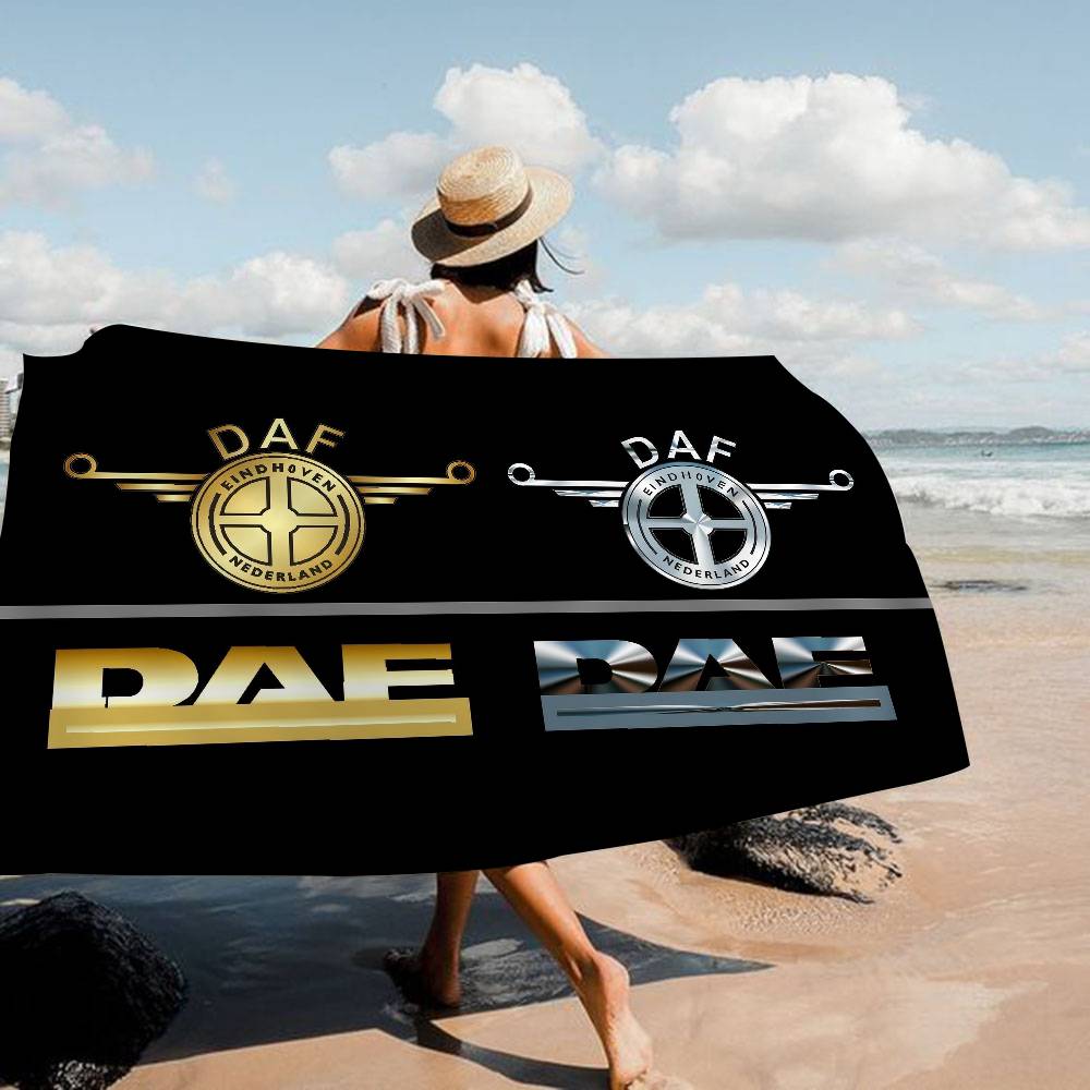 D-DAF T-Truck Logo Microfiber Beach Towel Absorbent Quick dry Soft Yoga Swimming Resort Mountain Climbing Towel W30*H60(CM)
D-DAF T-Truck Logo Microfiber Beach Towel Absorbent Quick dry Soft Yoga Swimming Resort Mountain Climbing Towel W30*H60(CM)