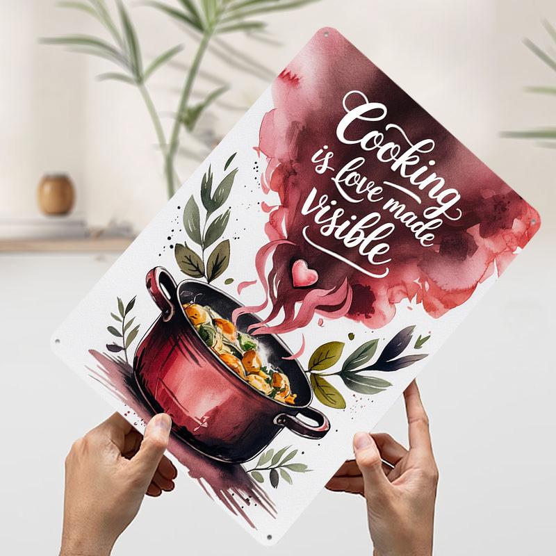 Cooking Is Love Watercolor Art Poster Customized Wall Art Vintage Metal Signs Retro Tin Plaque for Man Cave Luxury Home Decor 20x30cm(7.8x11.8inch)
Cooking Is Love Watercolor Art Poster Customized Wall Art Vintage Metal Signs Retro Tin Plaque for Man Cave Luxury Home Decor 20x30cm(7.8x11.8inch)