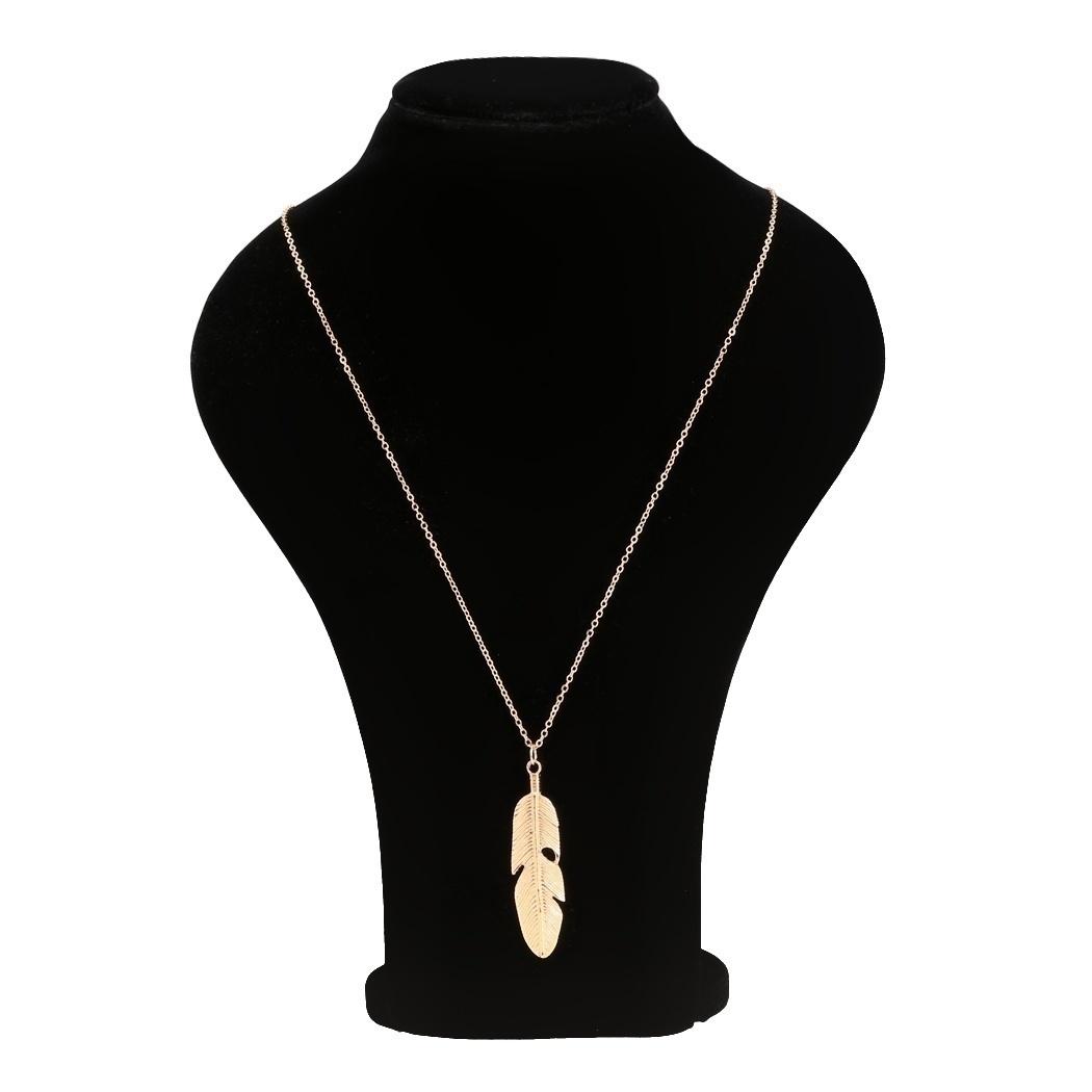 Gold Necklace Sweater Chain for Valentine s Day Alloy Pendant Necklace Women Jewelry Feather Pendant Chain Accessories gold
Gold Necklace Sweater Chain for Valentine s Day Alloy Pendant Necklace Women Jewelry Feather Pendant Chain Accessories gold