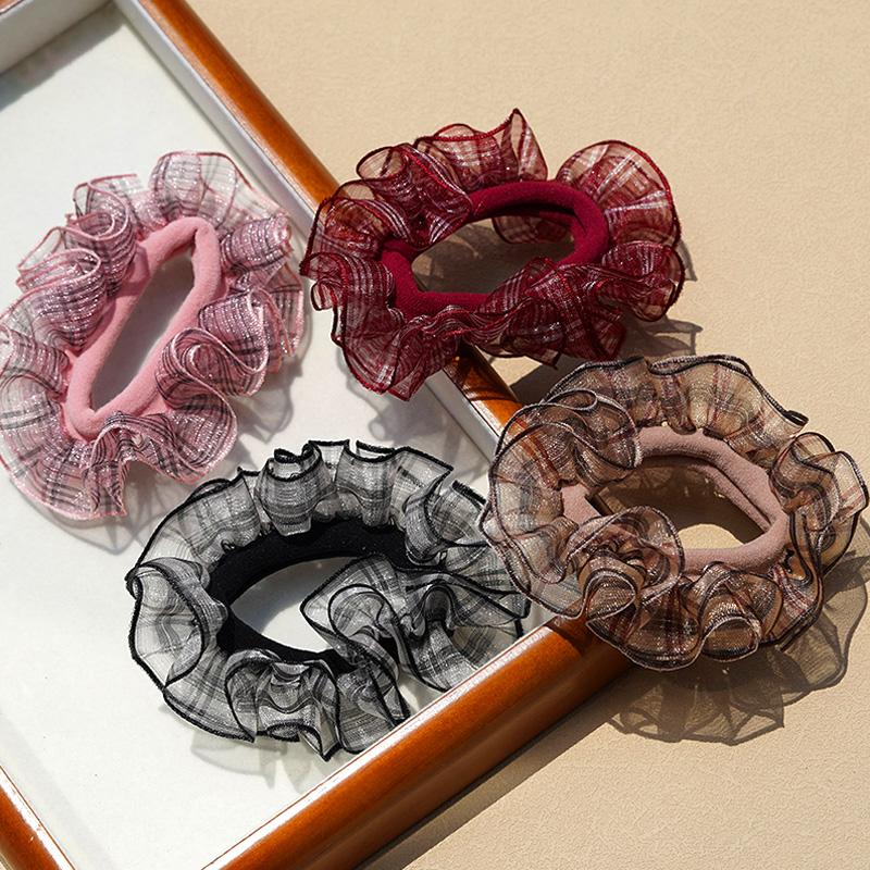 1PC Temperament Double-layer Scrunchies Solid Color Organza Comfortable Hair Ties Soft Cute
1PC Temperament Double-layer Scrunchies Solid Color Organza Comfortable Hair Ties Soft Cute