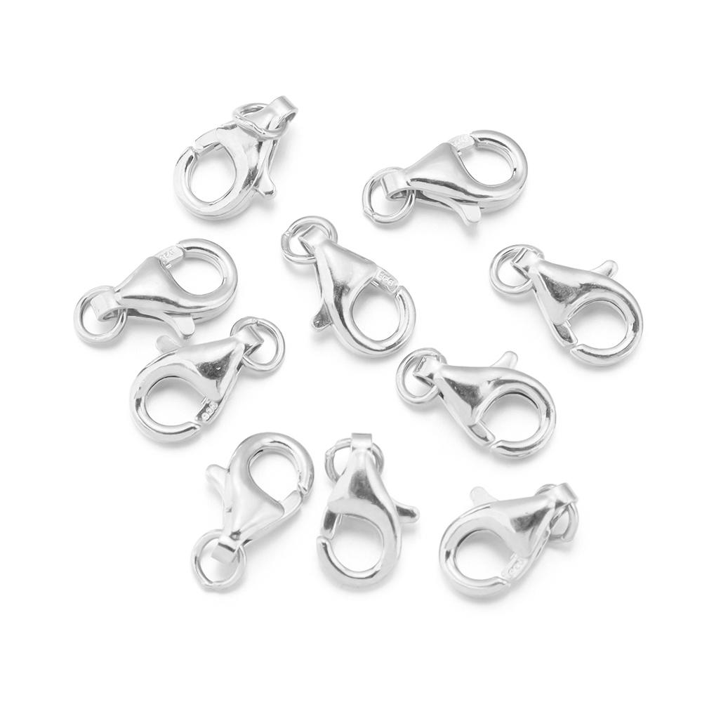 2pcs Real s925 Sterling Silver Lobster Clasps with Jump Rings for Jewelry Making Findings DIY Bracelets Necklaces Accessories 5x8mm серебряный
2pcs Real s925 Sterling Silver Lobster Clasps with Jump Rings for Jewelry Making Findings DIY Bracelets Necklaces Accessories 5x8mm серебряный