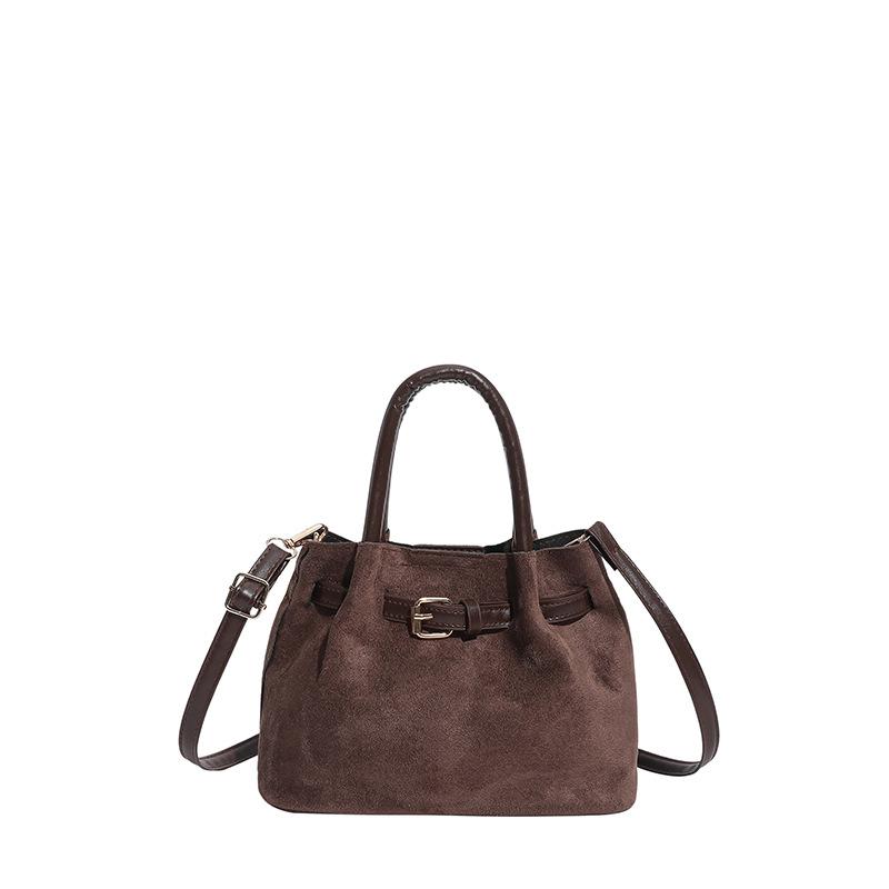 Hand bag women s new daily feeling retro suede shoulder bag commuter messenger bucket bag
Hand bag women s new daily feeling retro suede shoulder bag commuter messenger bucket bag