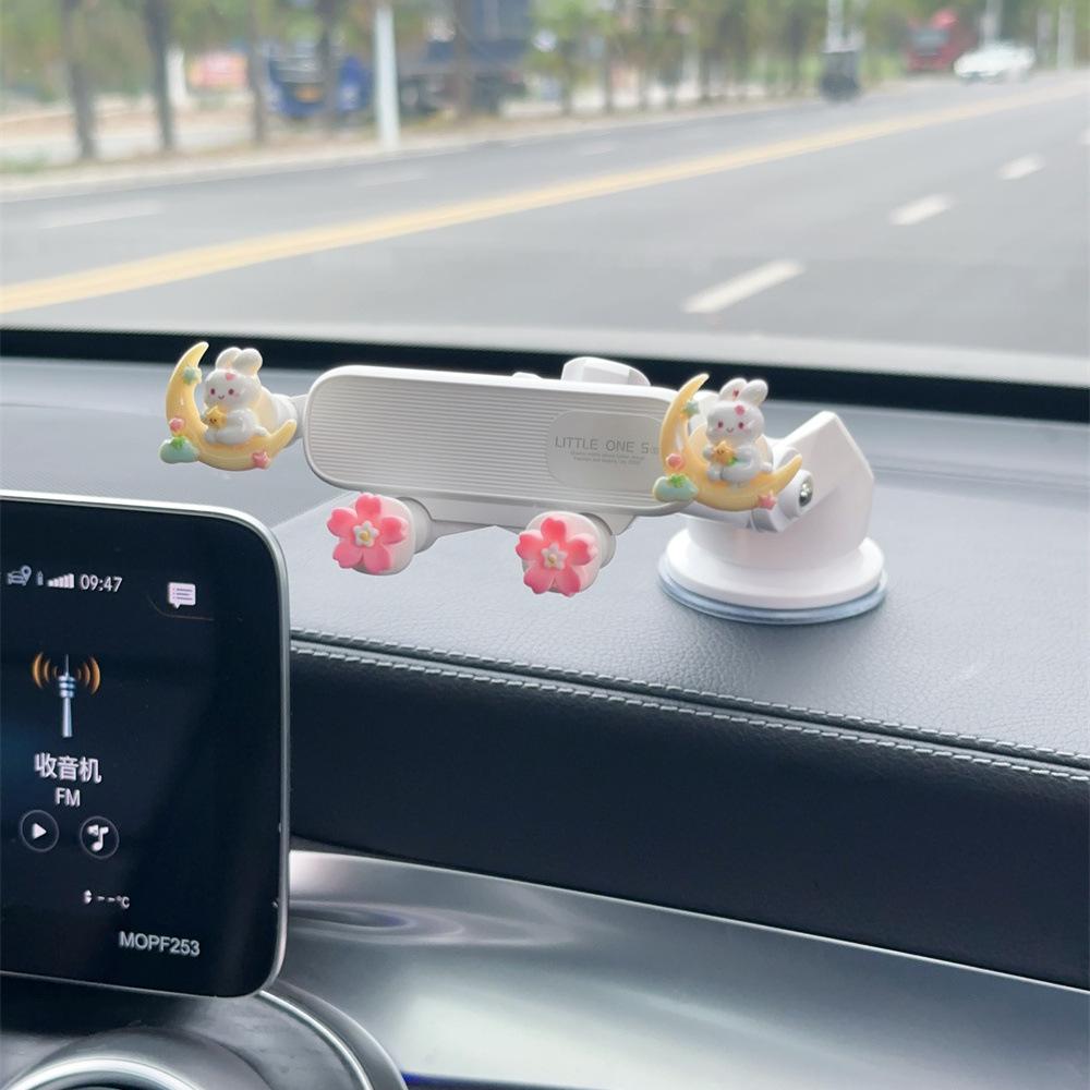 Multi-Function Car Phone Holder - Cartoon Style Suction Cup Mount for Air Vent, Gravity Support Stand for Navigation & Daily Use
Multi-Function Car Phone Holder - Cartoon Style Suction Cup Mount for Air Vent, Gravity Support Stand for Navigation & Daily Use