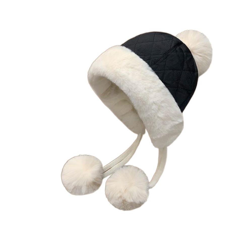 Plush Ball Winter Hat for Women Keep Warm Plush Pullover Hat Women Ear Protection Cap Outdoor
Plush Ball Winter Hat for Women Keep Warm Plush Pullover Hat Women Ear Protection Cap Outdoor