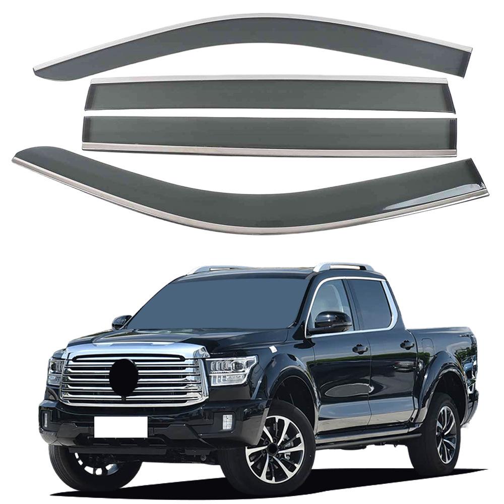 2023 Great Wall Shanhai Cannon Window Visor with Bright Trim, Rain/Sun Shield, Thickened Deflector
2023 Great Wall Shanhai Cannon Window Visor with Bright Trim, Rain/Sun Shield, Thickened Deflector