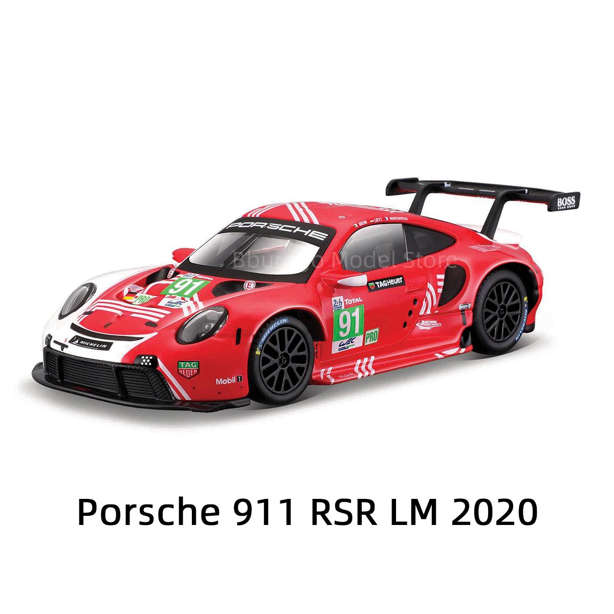 Bburago 1:24 Porsche 911 RSR LM 2020 Racing Die Dasting Alloy Car Model Art Deco Collection Toy Gift Factory Authorization
Bburago 1:24 Porsche 911 RSR LM 2020 Racing Die Dasting Alloy Car Model Art Deco Collection Toy Gift Factory Authorization
