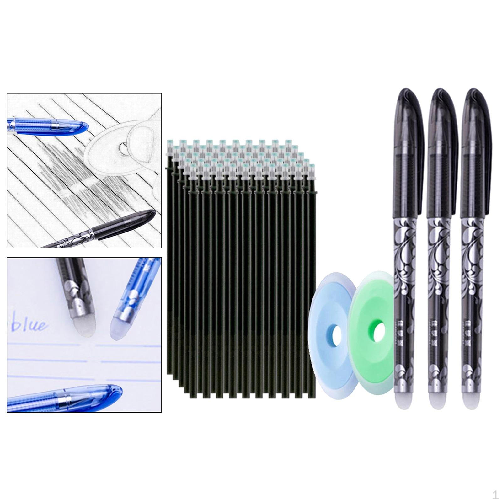 3Pcs Erasable Pens Adults Extra Fine Point 0.5mm for School Writing Supplies blue чорний
3Pcs Erasable Pens Adults Extra Fine Point 0.5mm for School Writing Supplies blue чорний