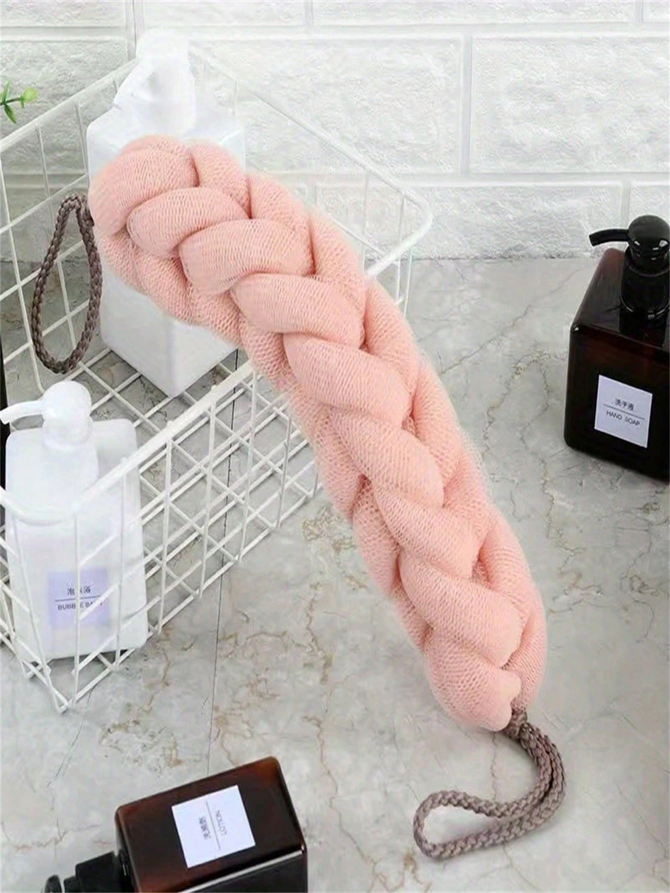 1 шт. Плетеная сетчатая мочалка для спины с веревочной ручкой - Длинная отшелушивающая мочалка для тела для душа! Этот эргономичный скребок ROSE&50g розовый
1 шт. Плетеная сетчатая мочалка для спины с веревочной ручкой - Длинная отшелушивающая мочалка для тела для душа! Этот эргономичный скребок ROSE&50g розовый