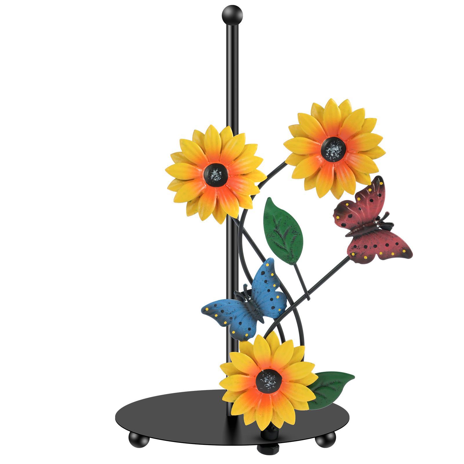 Sunflower Iron Roll Paper Towel Holder Bathroom Tissue Vertical Stand Kitchens Toilet Storage Countertop Accessories
Sunflower Iron Roll Paper Towel Holder Bathroom Tissue Vertical Stand Kitchens Toilet Storage Countertop Accessories
