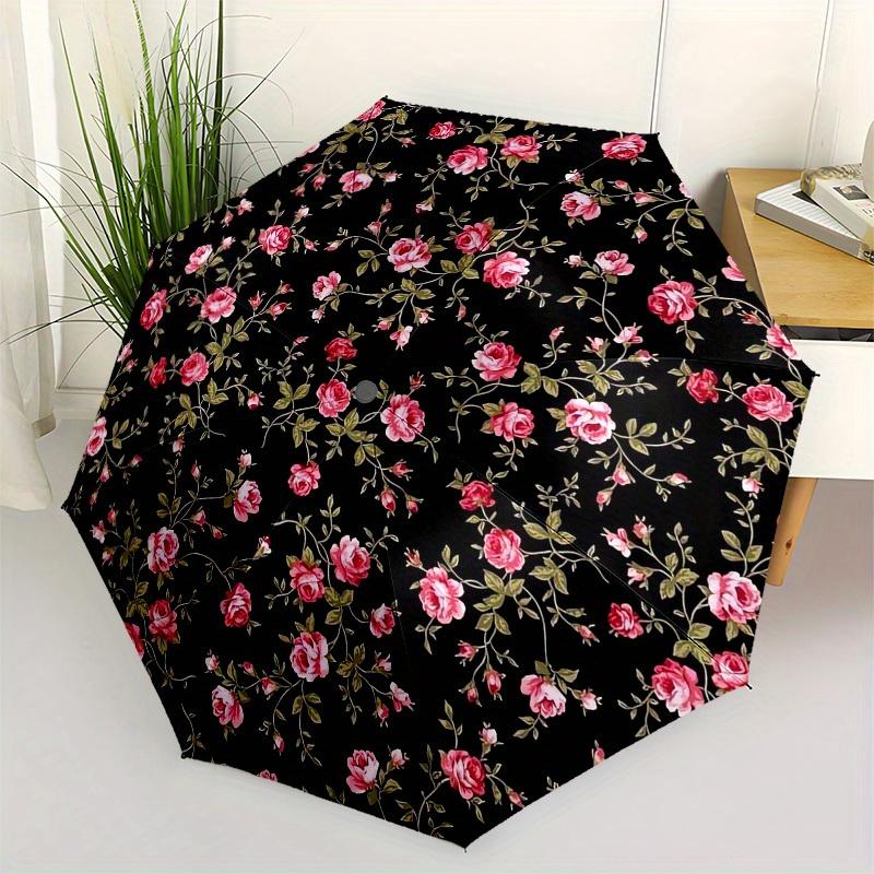 1pc Vintage Pink Rose Floral Pattern Umbrella with Plastic Handle,Suitable for All Seasons Home Travel Outdoor UmbrellaM1249
1pc Vintage Pink Rose Floral Pattern Umbrella with Plastic Handle,Suitable for All Seasons Home Travel Outdoor UmbrellaM1249