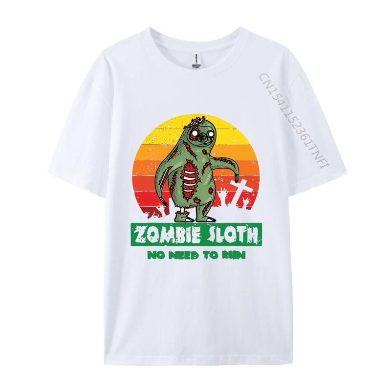 Mens TShirts Zombie Sloth Funny No Need Run Halloween Tshirts Male Aesthetic Camisas Casual Tshirt Cotton Tees S
Mens TShirts Zombie Sloth Funny No Need Run Halloween Tshirts Male Aesthetic Camisas Casual Tshirt Cotton Tees S